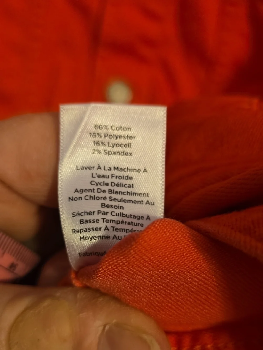 Talbots Coral-Pink‎ Denim Jacket